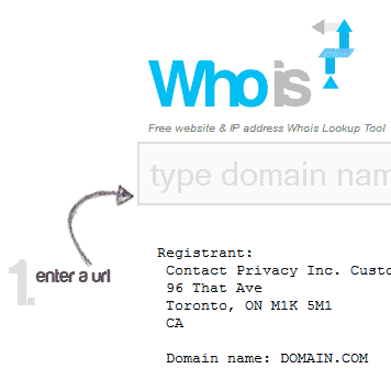 Free Whois Lookup Tool by Bandertron
