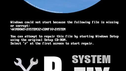How to fix a Missing/Corrupt SYSTEM file in Windows XP without the Recovery CD